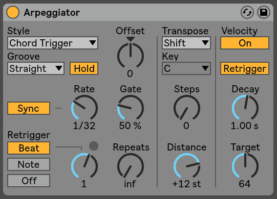 Arpeggiator Ableton