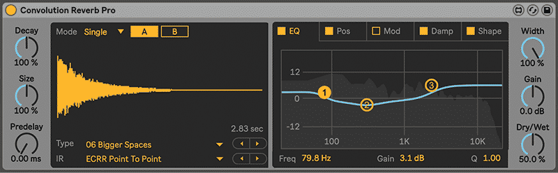 Convolution Reverb in Ableton Live