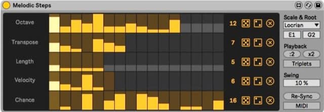 Melodic Steps Ableton Creative Extensions