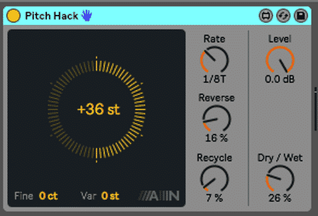 Pitch Hack in Ableton Live